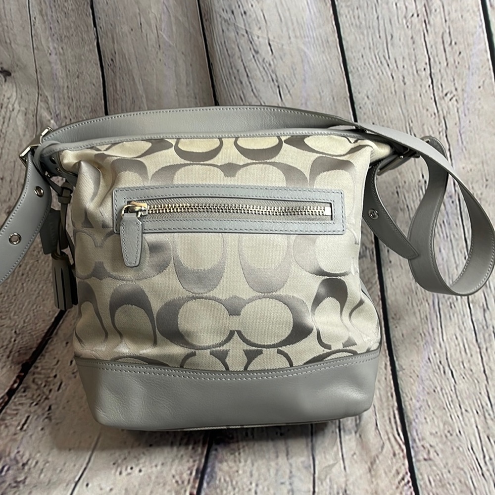 COACH Legacy Hobo Bag, Grey/Silver, Excellent Condition.